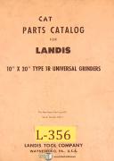 Landis-Landis No. 4, Type H Plain Grinder, Parts List Manual 1943-No. 4-Type H-04